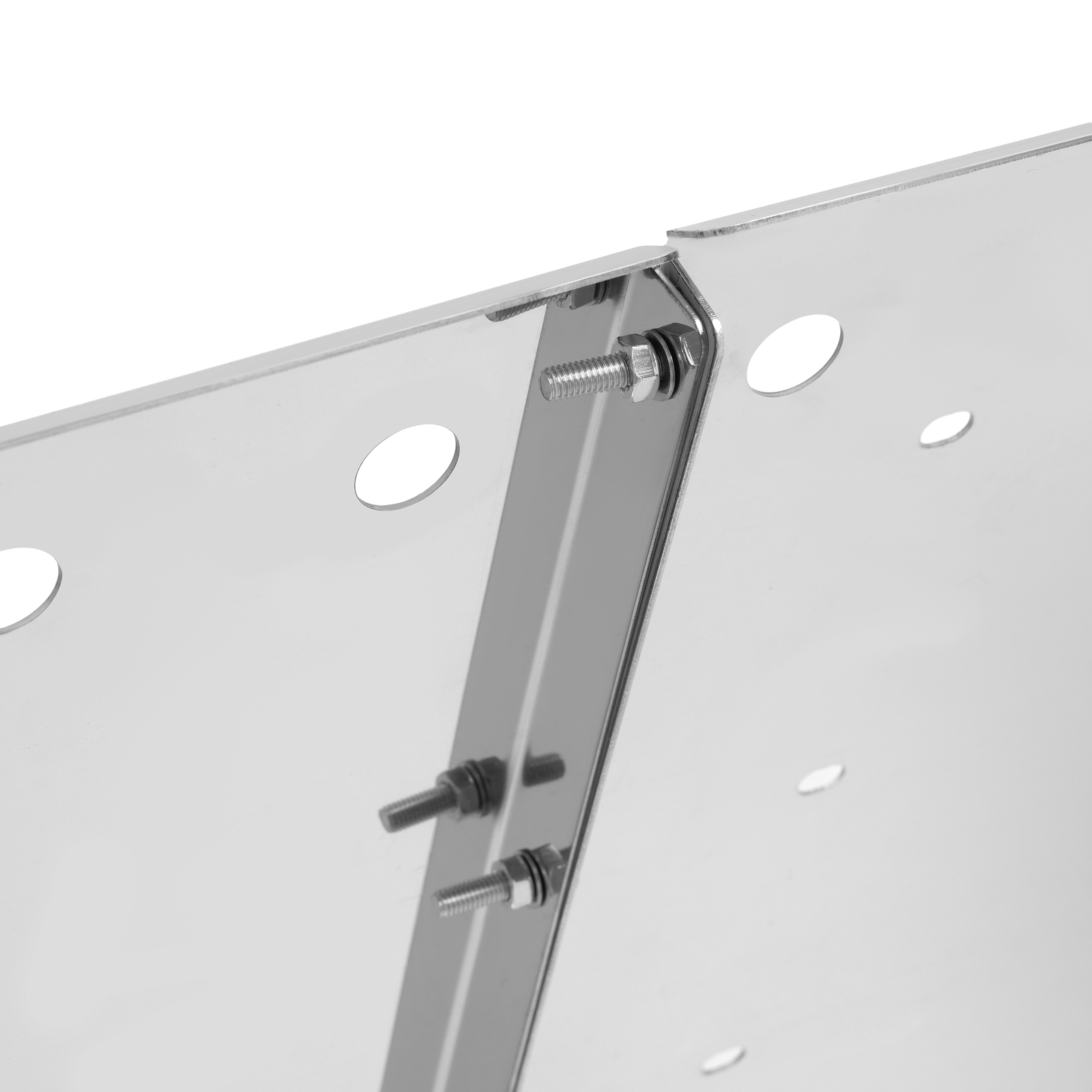 14" Bulleye Hole Straight Wicked Sun Drop Visor Fit Kenworth T680 T880 W990