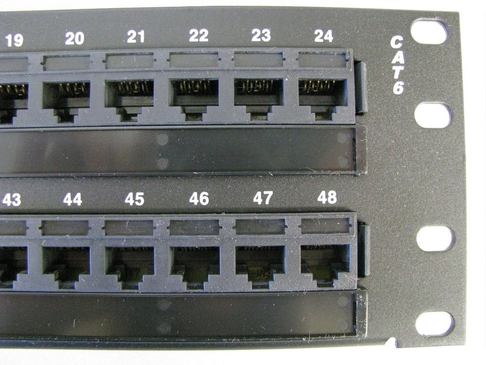 Ortronics TechChoice Cat6 48-Port Patch Panel OR-SP6U48 ~STSI
