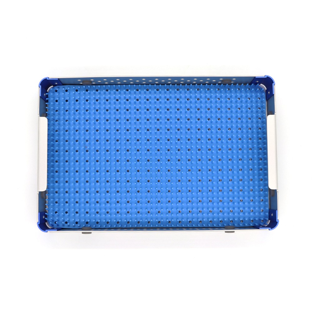 Extra Long Sterilization Tray Double Layer 600x250x100mm Fits Scissors, Forceps