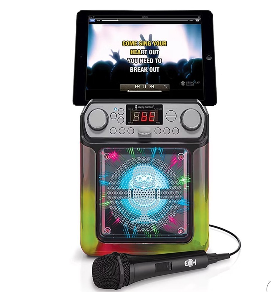 Singing Machine Portable Bluetooth Karaoke System