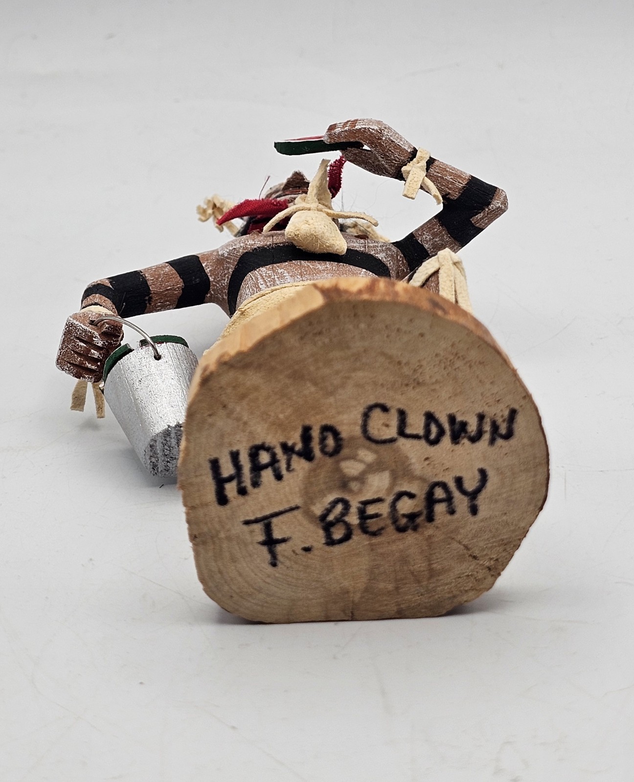 Vintage Navajo Koshare HANO CLOWN Kachina by FELIX BEGAY 6.75"