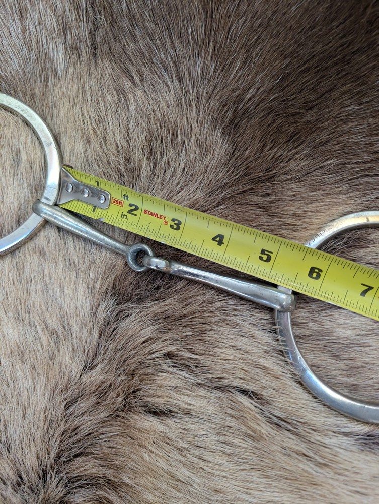 QUICK Loose Ring Snaffle Bit Weighted •VINTAGE• RARE