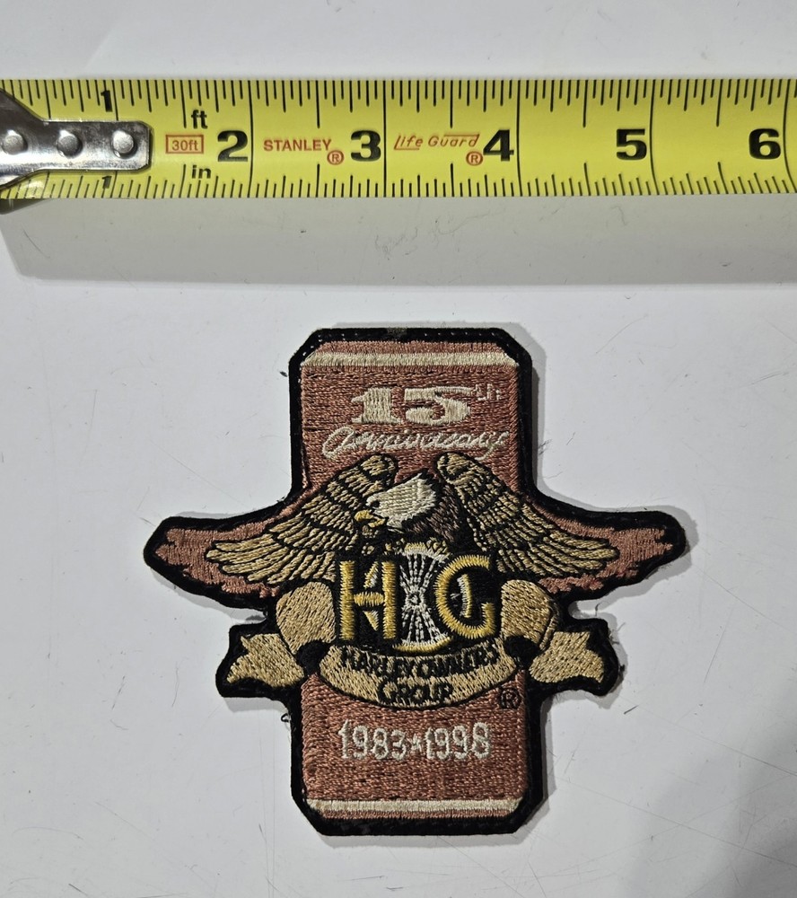 Harley-Davidson Harley Owner's Group (HOG) 15th Anniversary Patch (1983)