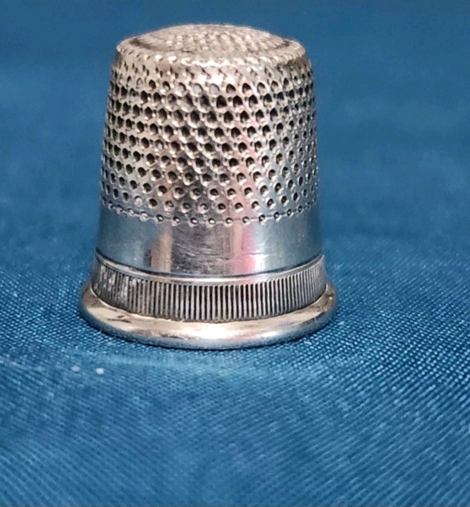 Antique Webster Co Sterling Silver Thimble