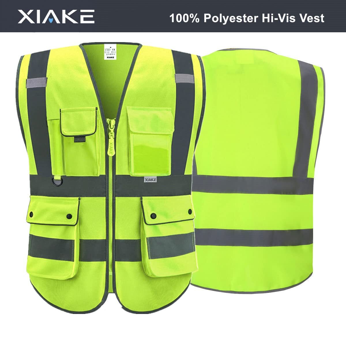 Reflective Safety Work Vest Small Size for Men Women Kids