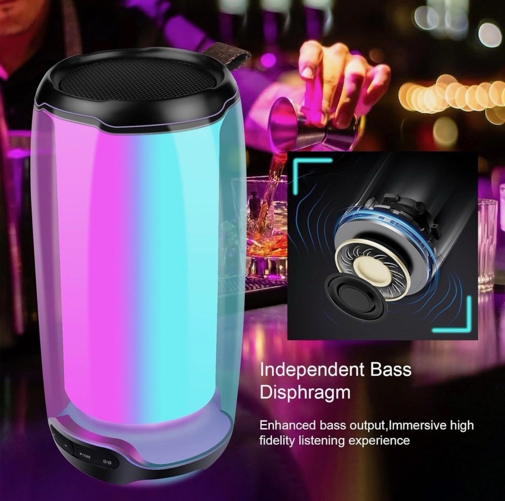 Bluetooth Speaker, Portable Karaoke Machine With 2 Wireless Microphones