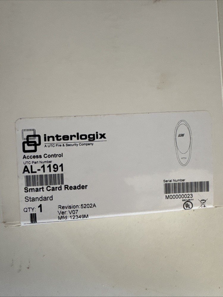 GE Interlogix AL-1191 Smart Card Reader
