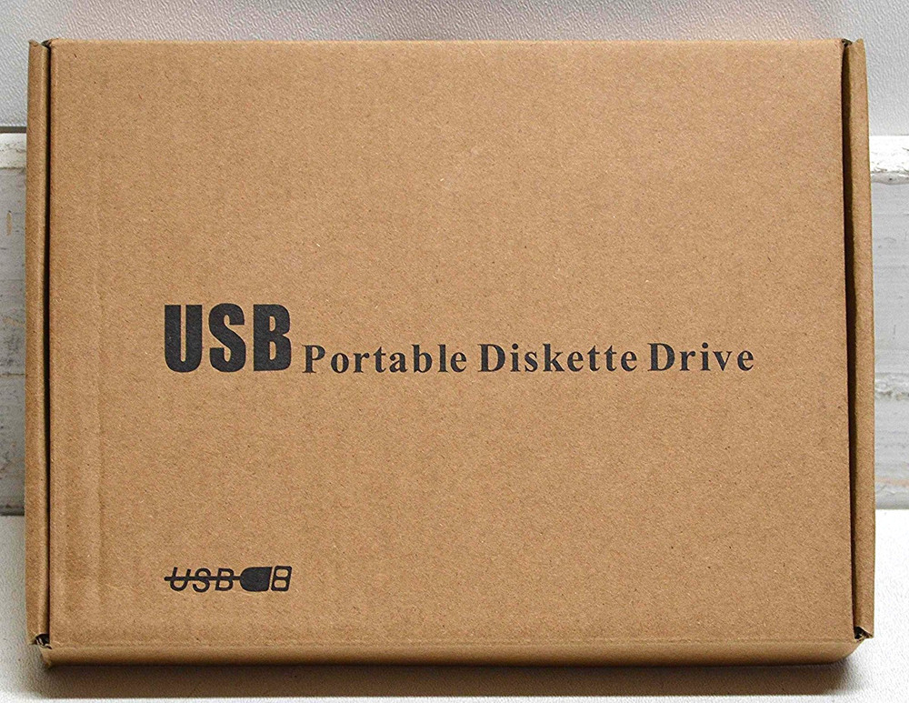 USB Portable Diskette Drive 3.5 in. Floppy Disk - Super Slim - Plug & Play