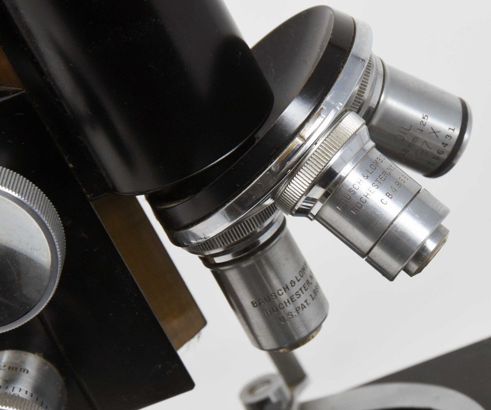 Quality B&L Transmitted Light Microscope 5X &10X Eyepcs 10X 43X & 97X Objective