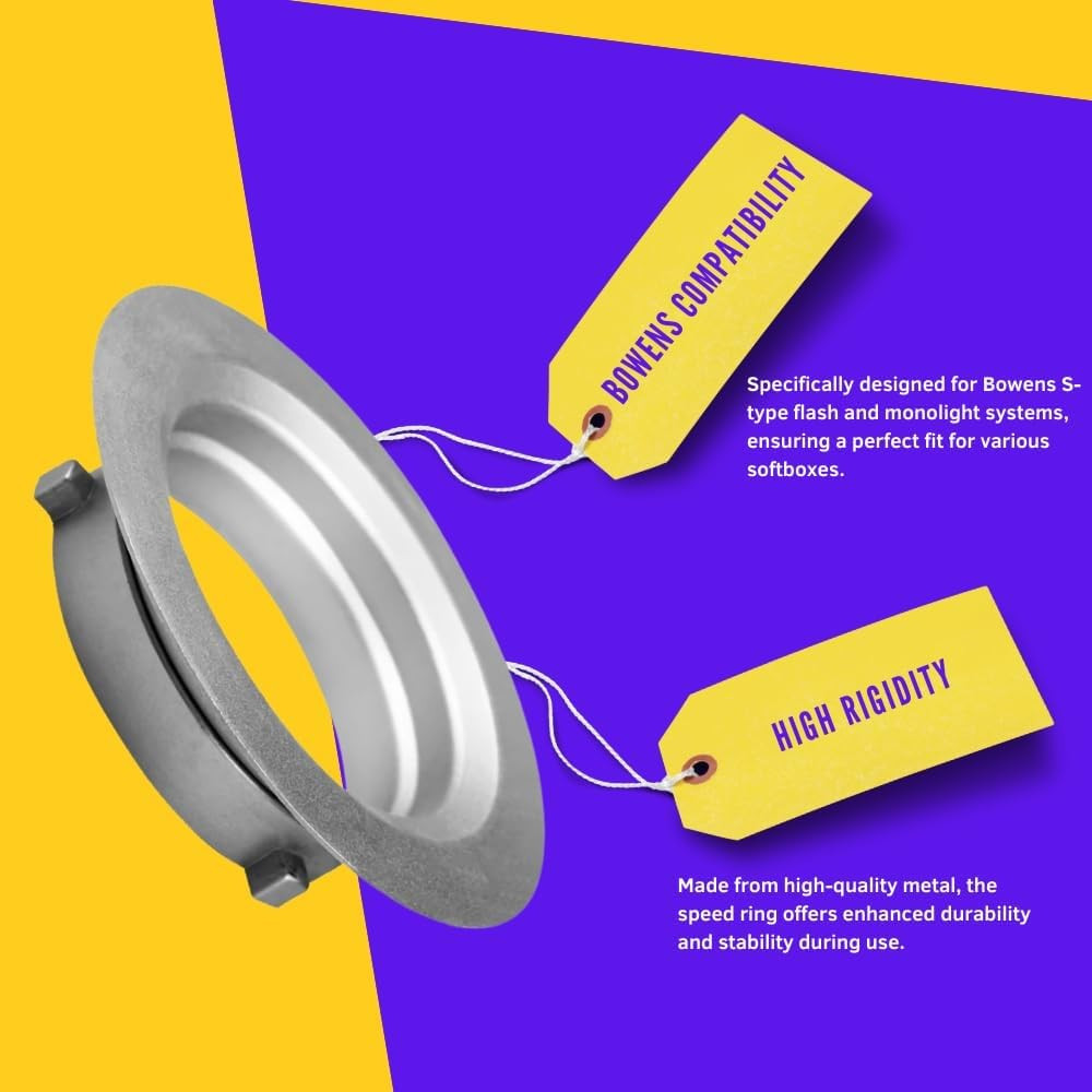 Fotoconic 152Mm / 6 Inch Diameter Speed Ring Adapter