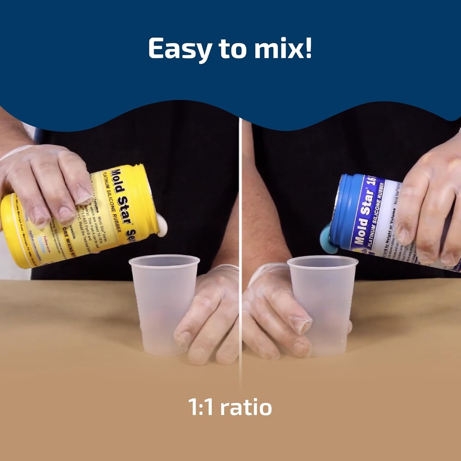 Fast Platinum Silicone Rubber Mold Making Kit Pint Unit for Casting Molds