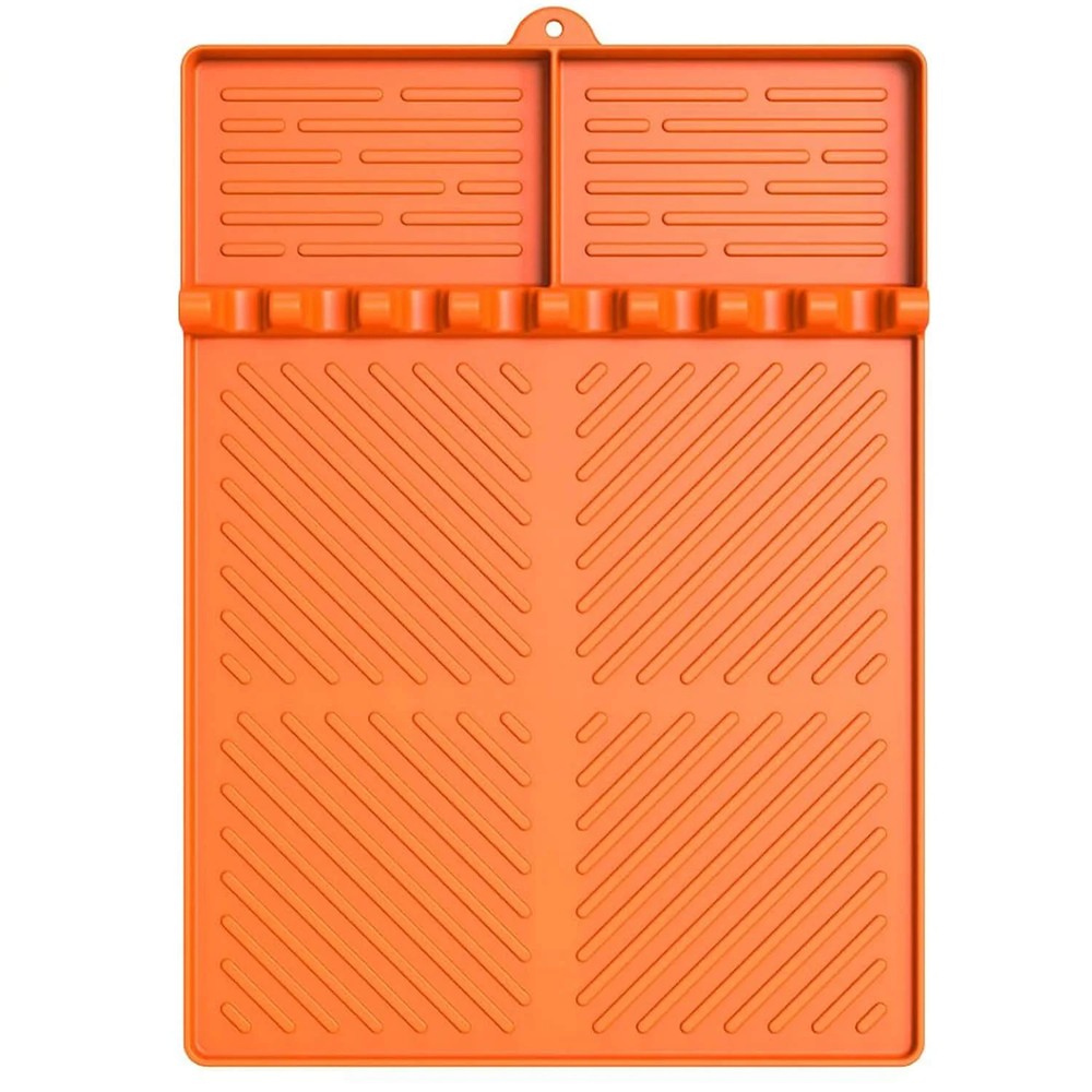 Griddle and Grill Tools Silicone Mat - Orange