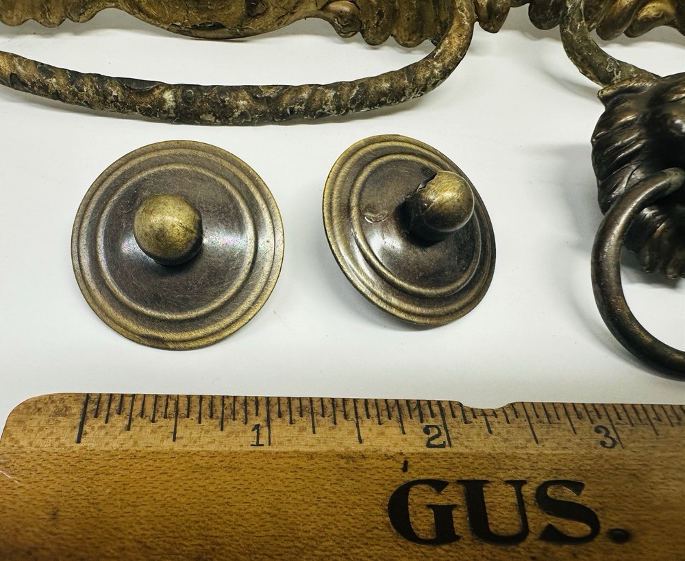 Metal And Brass Handle And Pull Lot