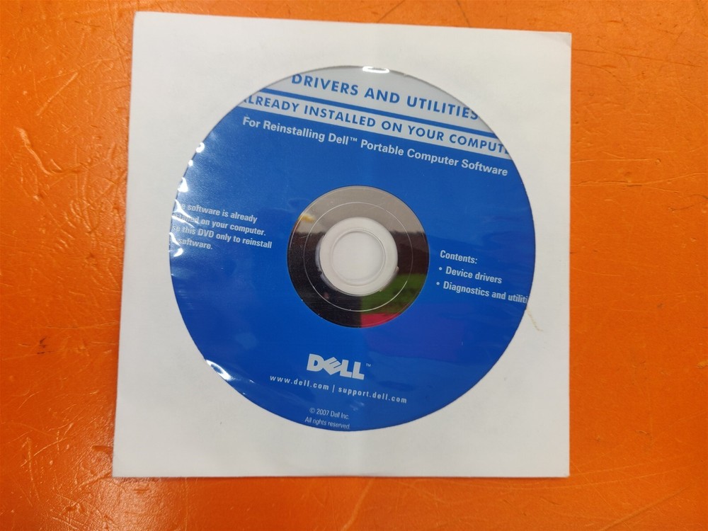 ⭐️⭐️⭐️⭐️⭐️ Dell Portable Computer Software Drivers & Utilities Reinstallation CD
