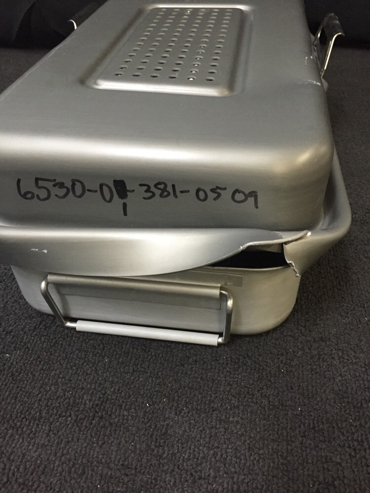 GENESIS CD5-61B Sterilization Large Endo Container 6" Deep Perforated Damaged