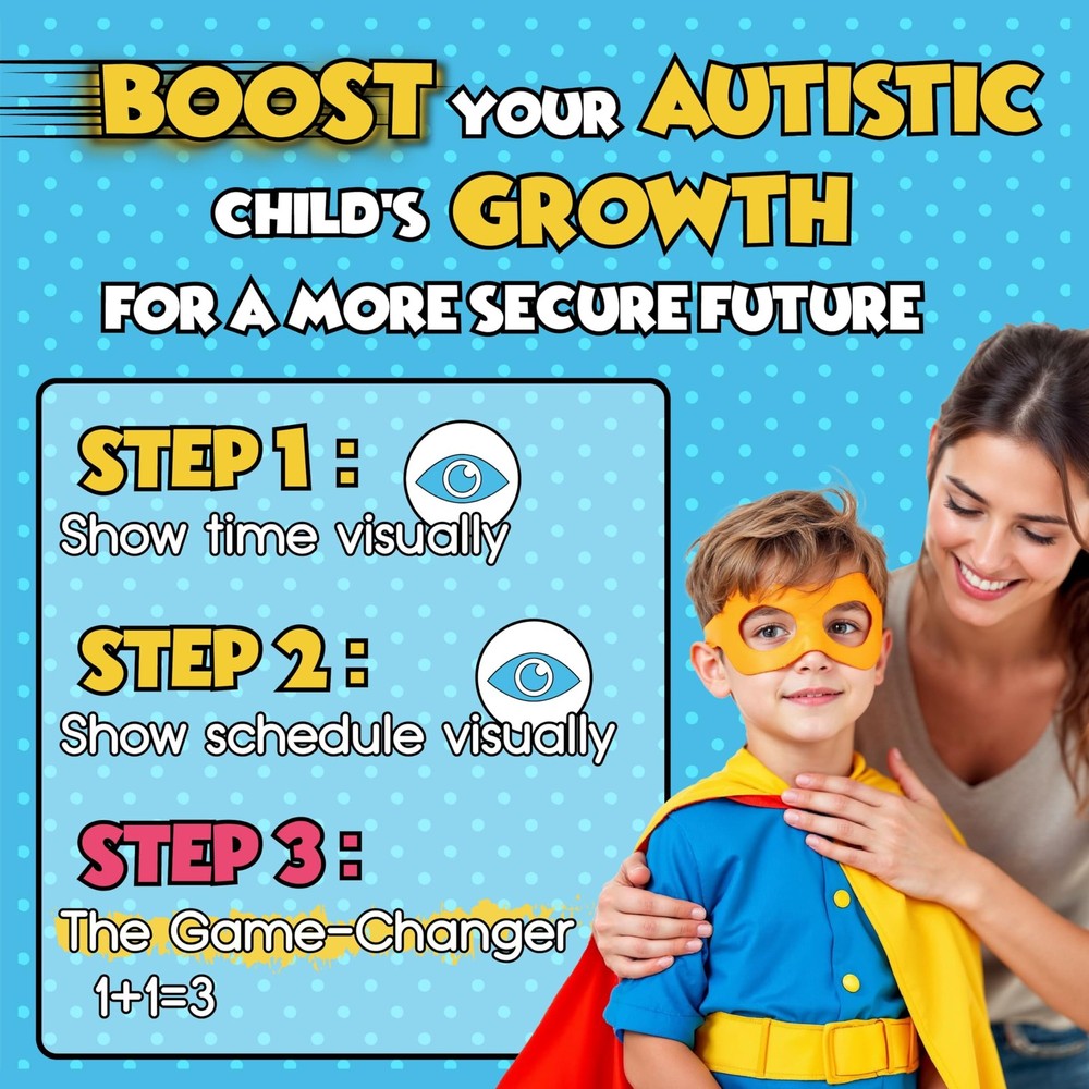Autism Daily Visual Schedule & Timer for Kids Learning & Special Education