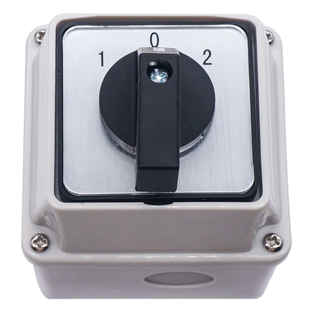 Changeover Switch 3 Position Selector Switch 8 Terminals 20A 550V Universal L...