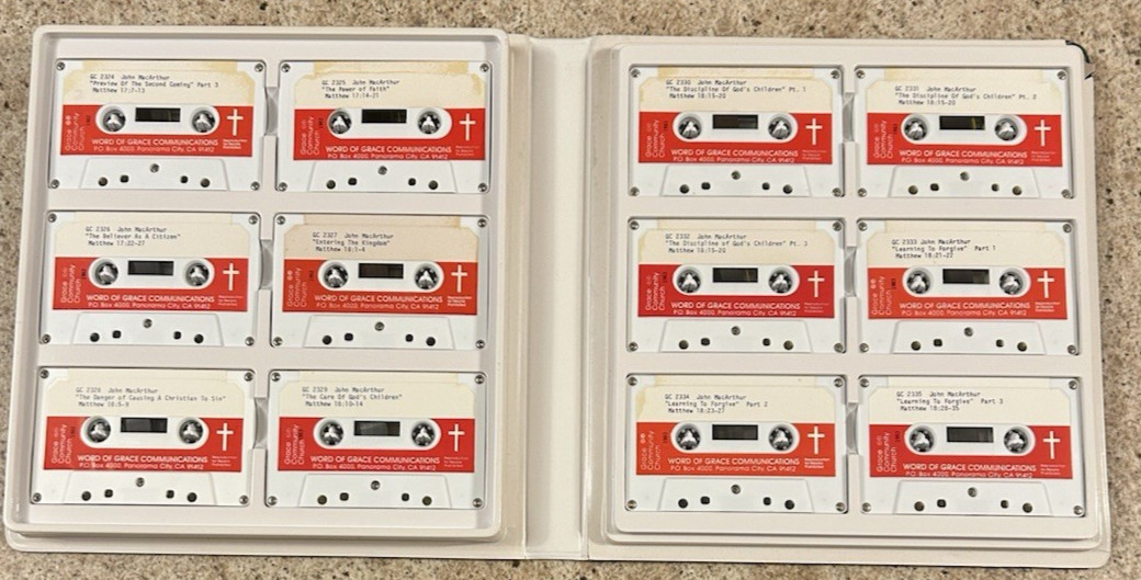 The Book Of Matthew on Cassette by John MacArthur Jr. (Read Full Description)