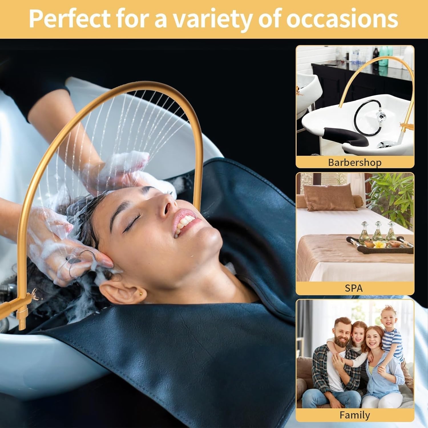 Head Spa Water Circulation Equipment, Portable Shampoo Bowl Waterfall Head Spa