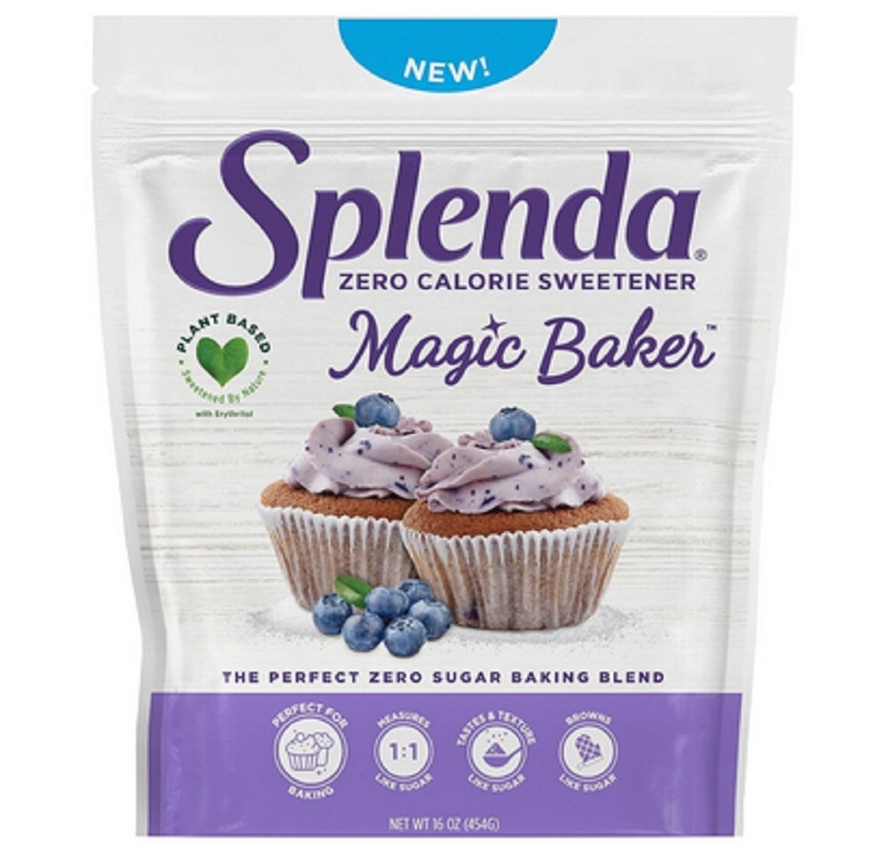 Splenda Magic Baker Zero Calorie Plant Based 16 oz (Pack of 2)