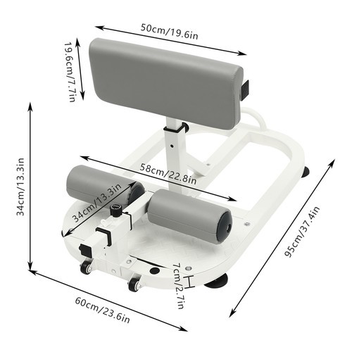 Deep Squat Bench Home Gym Workout Multi-Function Station Leg Exercise Machine