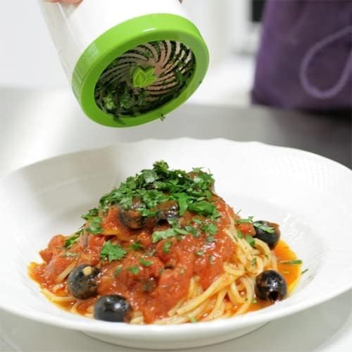 MICROPLANE CUTS FRESH HERBS MILL TWIST WRIST SOFT TOUCH ERGONOMICALLY