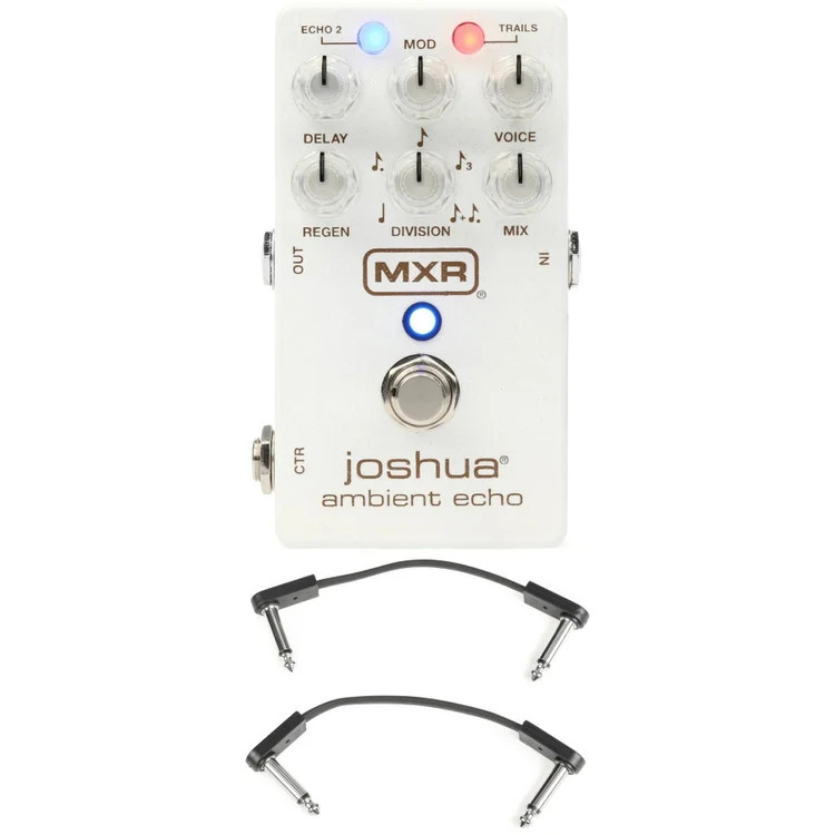 MXR M309 Joshua Ambient Echo Pedal with EBS Patch Cables