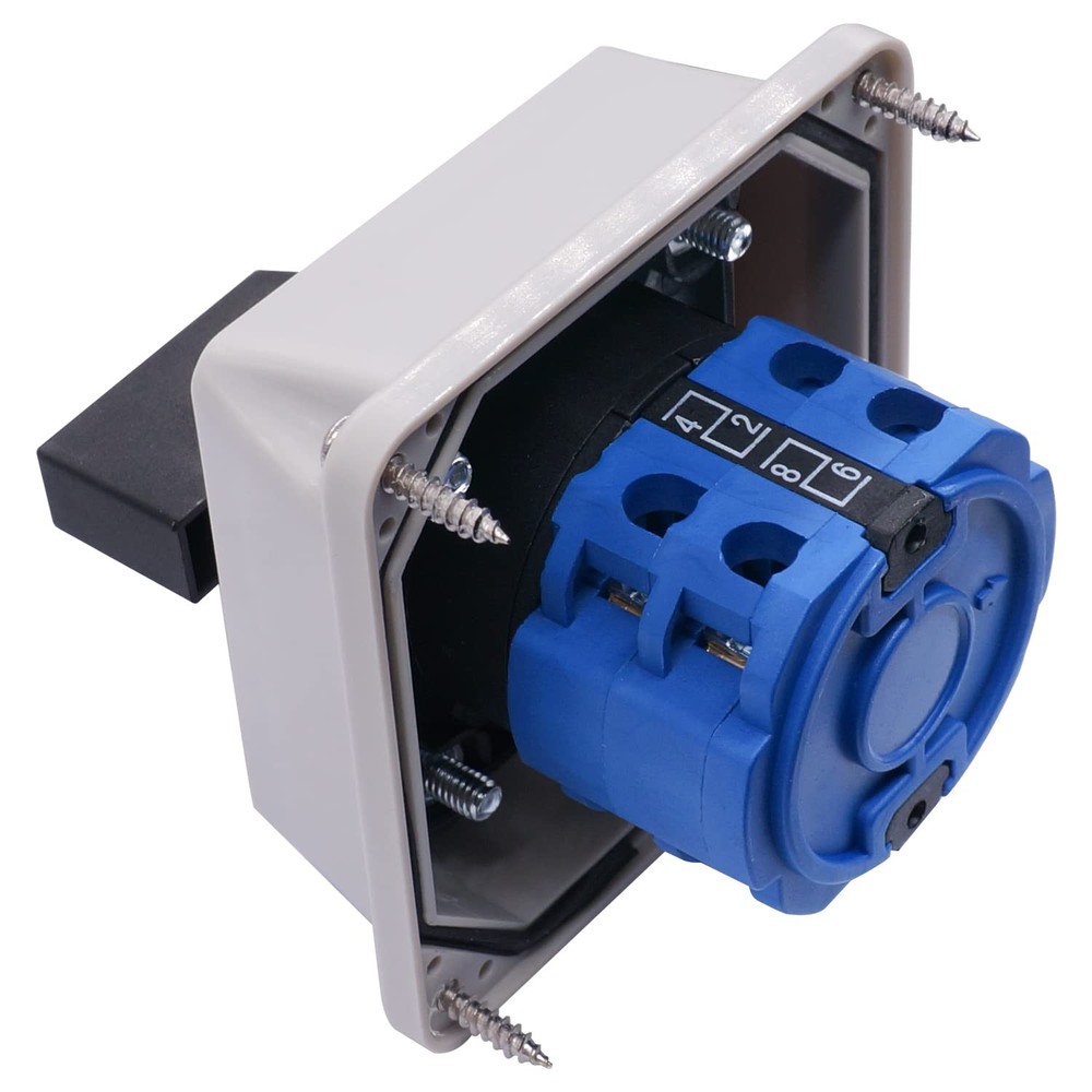 Changeover Switch 3 Position Selector Switch 8 Terminals 20A 550V Universal L...