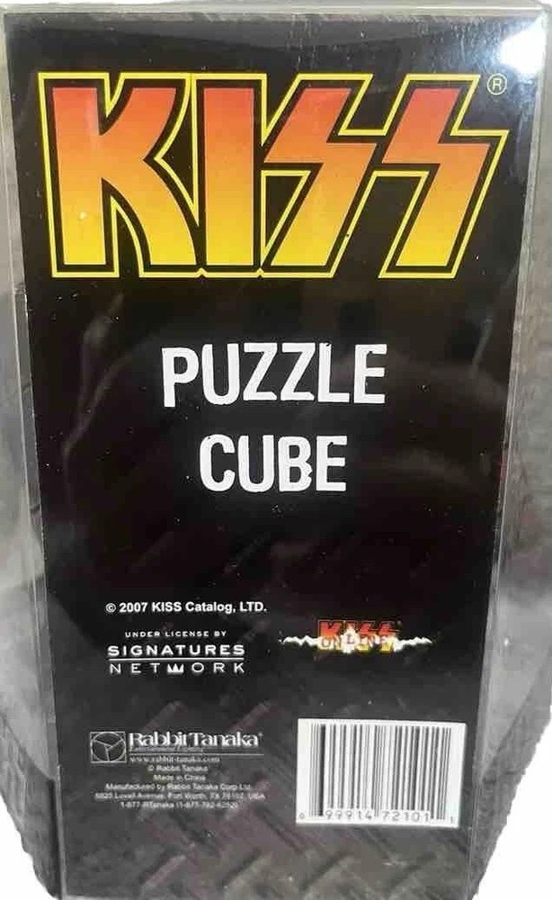 Kiss  Collectable Puzzle Cube From 2007-Never Opened Or Used-Rare-See Details
