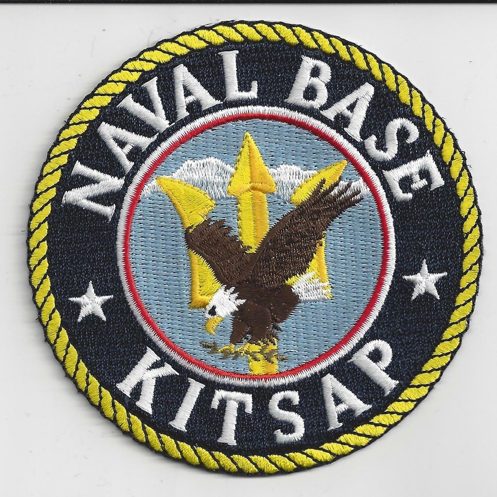 Naval Base Kitsap 4 inch Fully Emb c7278 $7.75