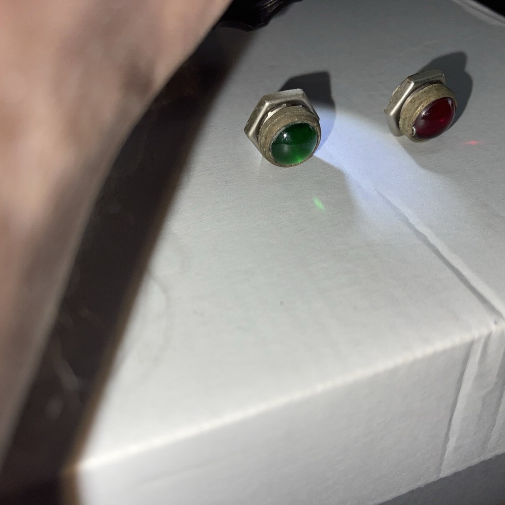 Heathkit AT 1 Transmitter Plate And On Off Reflectors As Shown Green And Red Se