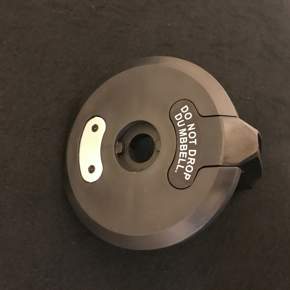 Bowflex 1090 Dumbbell Replacement Handle Part Black Tab Endcap Dial Lock Disc