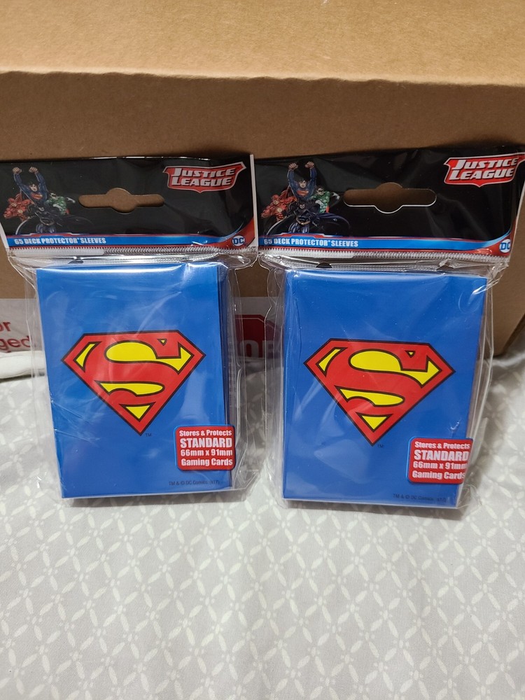 MTG Magic Ultra Pro Superman DC Comics 2x 65 Pack ( 130 ) Deck Protector Sleeves