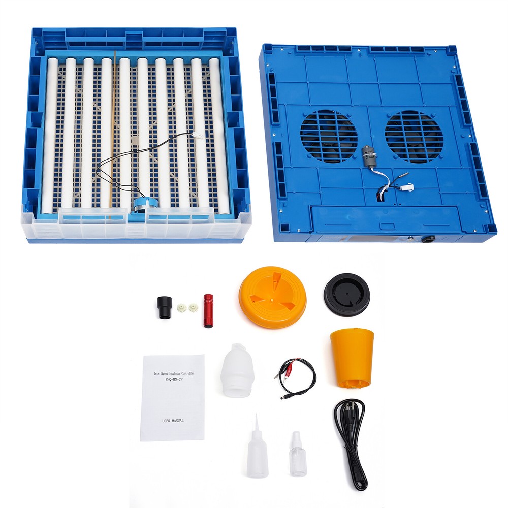 64 Eggs Incubator Temperature Control Automatic Digital Chicken Egg Hatcher New