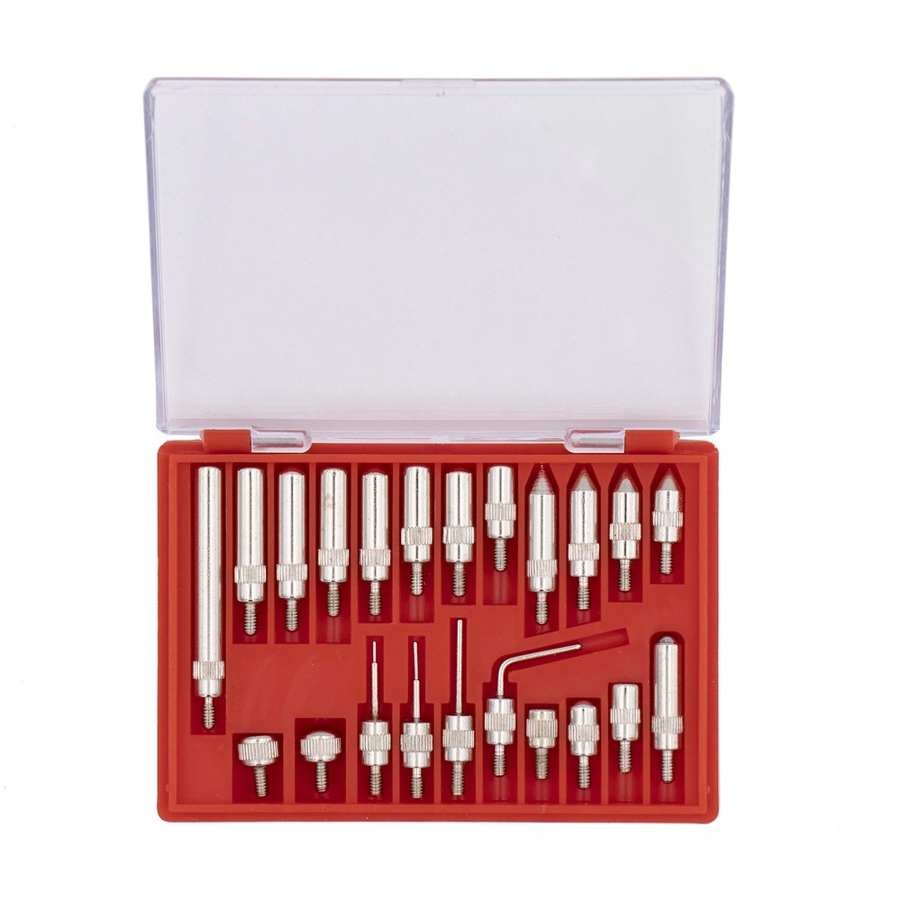 Clockwise Tools Digital Dial Indicators Tip Set, DIPR-01 22 Pieces, UNF 4-48...