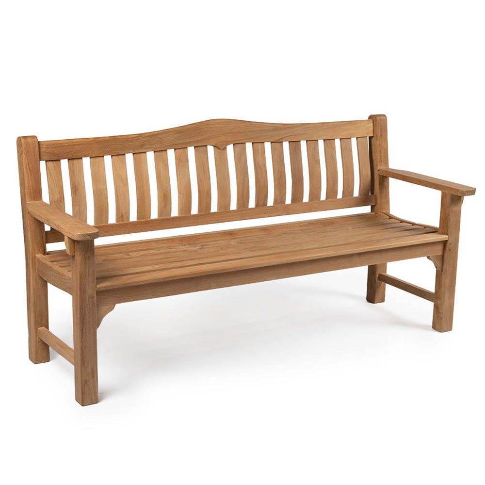Ash & Ember Hawthorne Grade A Teak 73" Bench, Seats 2-3 People Comfortably
