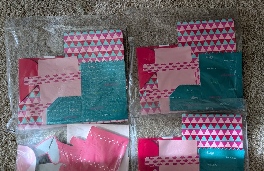 Mary Kay Gift Packaging Boxes: 3 Boxes per Set, 5 Sets, New In Packaging