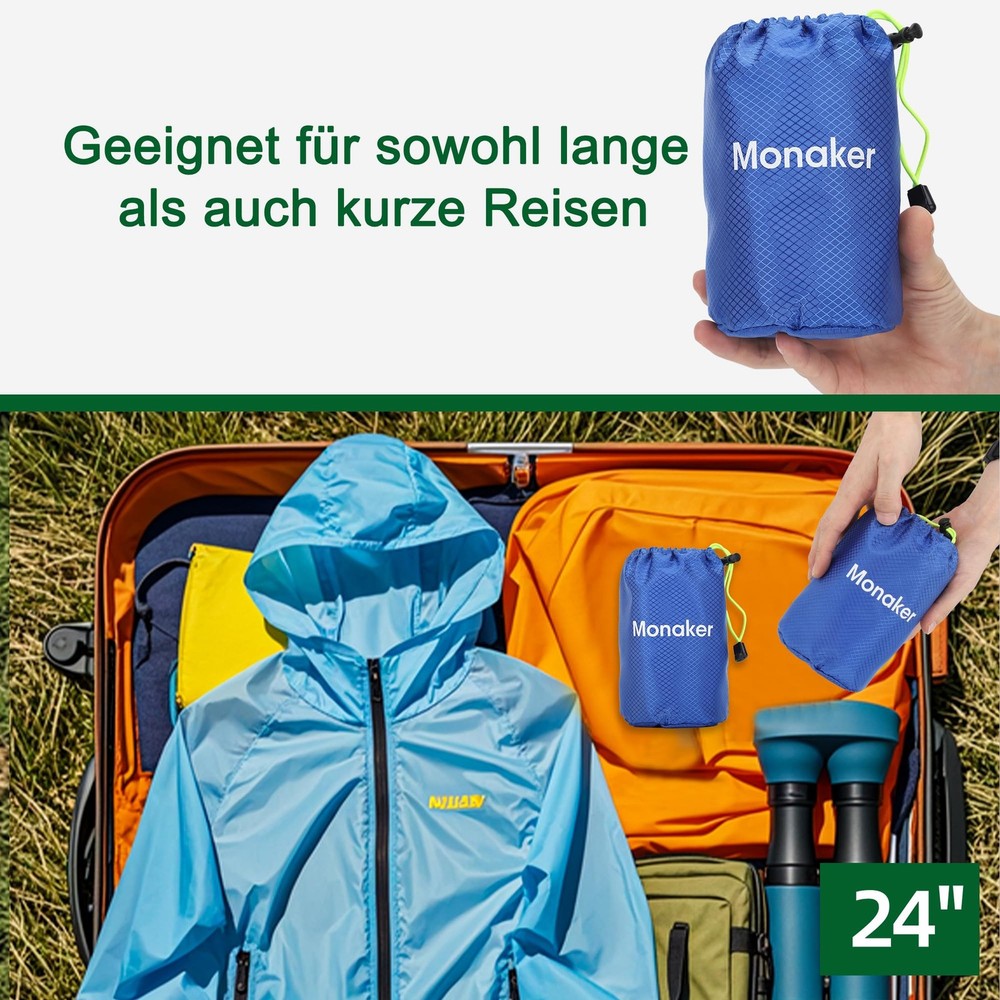 Ultralight 20L Foldable Backpack, Multi-Pocket Design, Compact to Palm-Sized,...