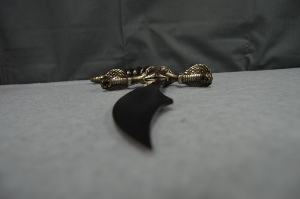 Double Snake Head Scorpion Tail Decorative Dagger