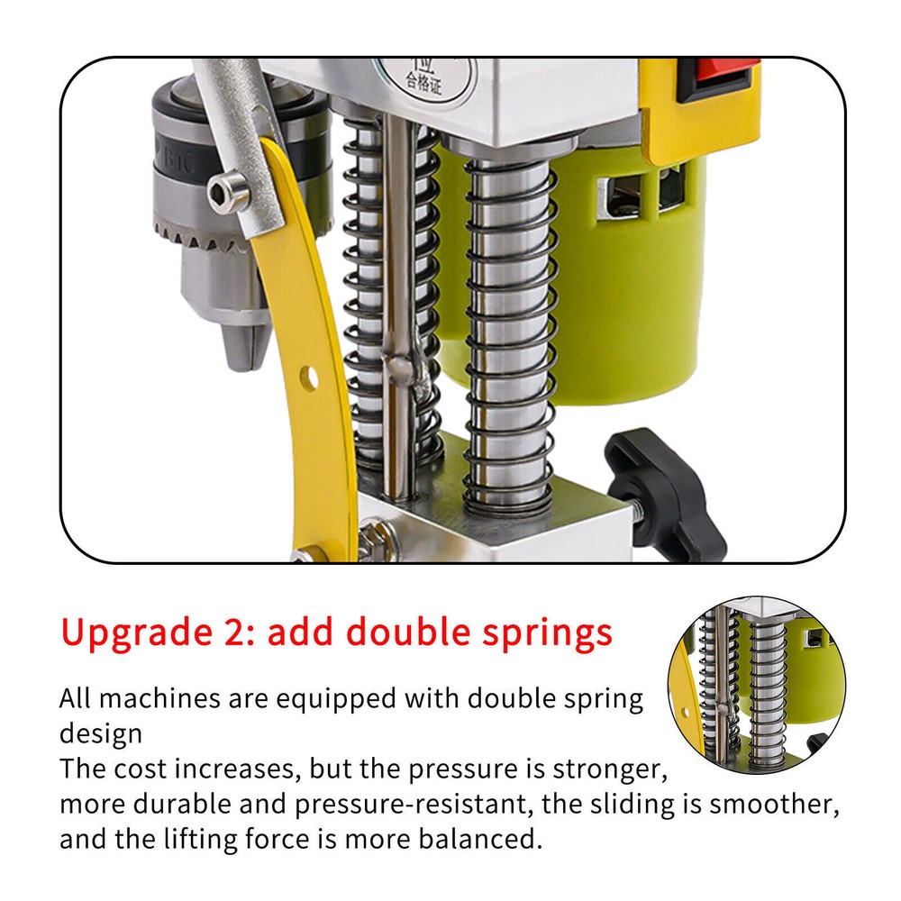Mini Bench Drill Press Precision Table Milling Machine Portable Driller DIY 120W