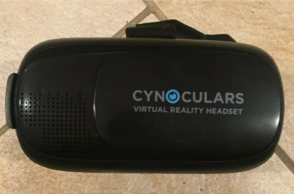 CYNOCULARS VIRTUAL REALITY HEADSET PLUS REMOTE AS SEEN ON TV UNTESTED