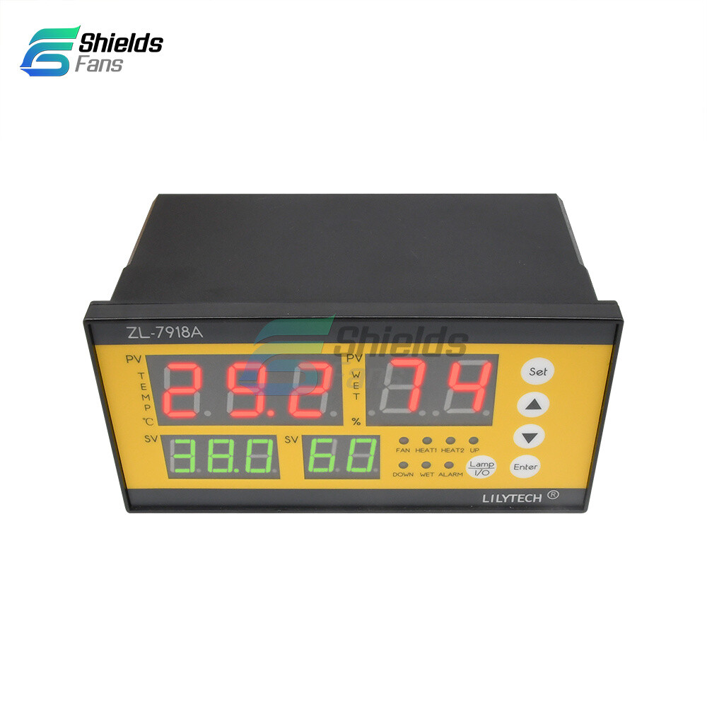 AC 100-240V Temperature Humidity Controller Sensor ZL-7918A Smart Incubator