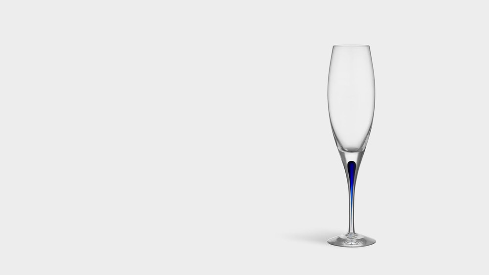 Intermezzo Blue 7 Ounce Champagne Flute