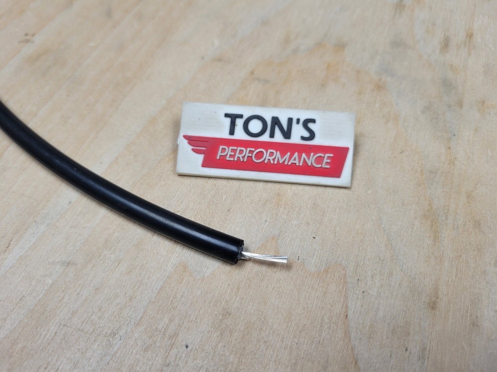 Universal 8mm silicone SOLID WIRE CORE SPARK PLUG WIRE by the foot 0 ohms/ft