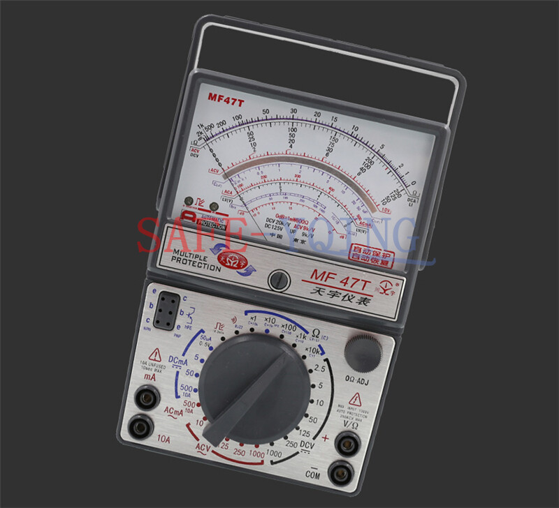ONE 1PCS MF47T AC/DC Volt AC/DC Current Testing Analog Multimeter New