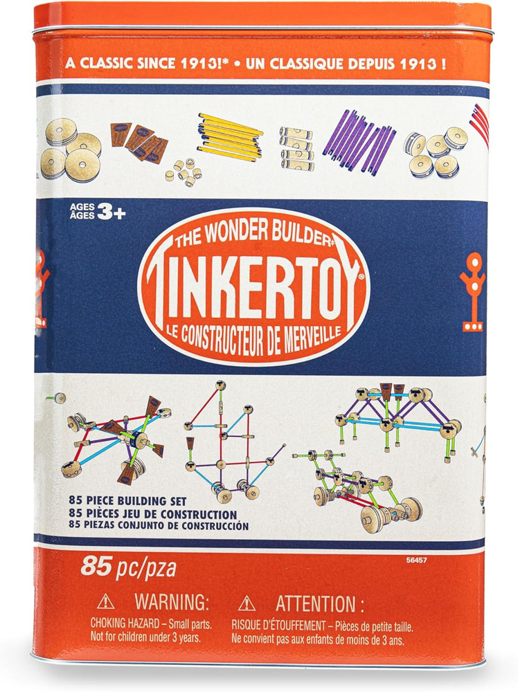 - Retro Building Set Tin - 85 Pieces