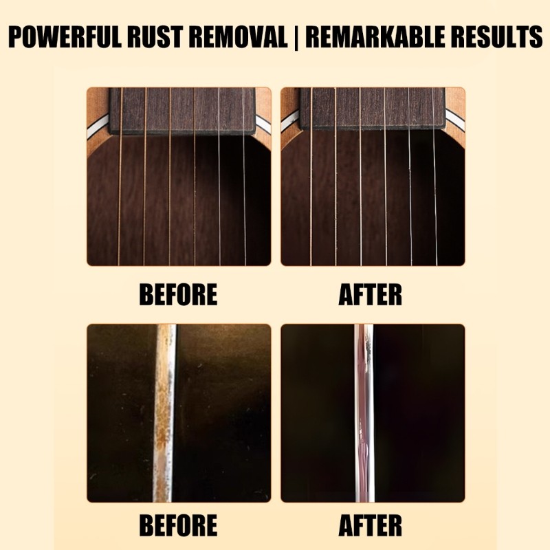 Guitar String Care Eraser Removes Rust Dirt for Enhanced Musical Experience