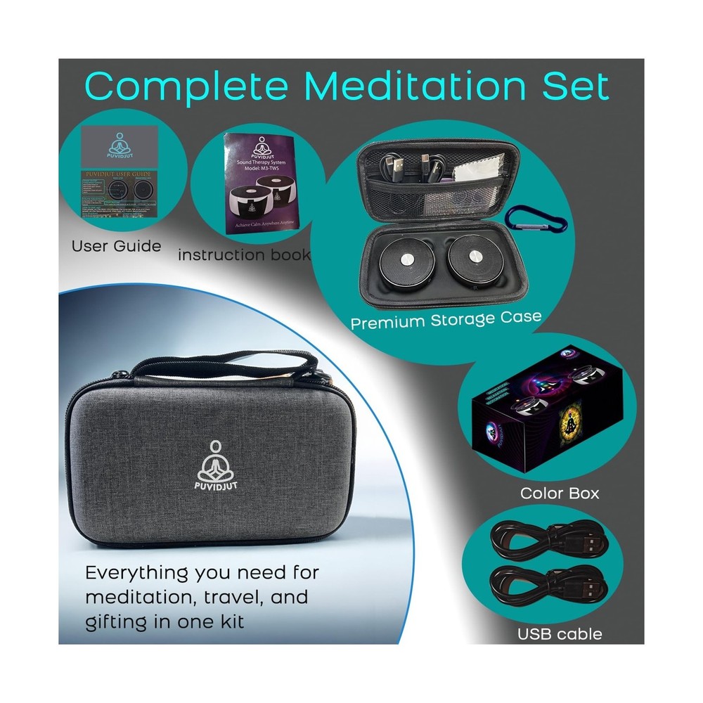 Sound Frequency Instruments, Meditation Tone TWS Machine- Solfeggio Bath Devi...