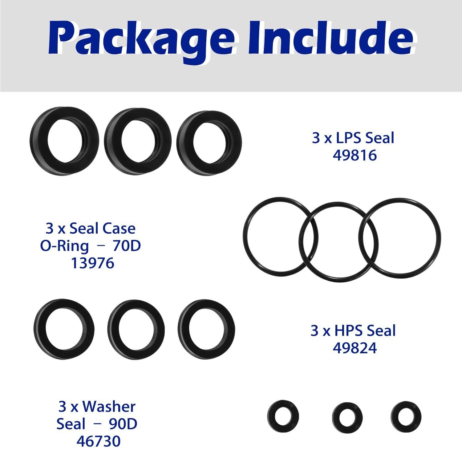 76975 Cat Pump Seal Kit for for 4DNX Pumps Model Replace 4DNX25GSI 4DNX27GSI