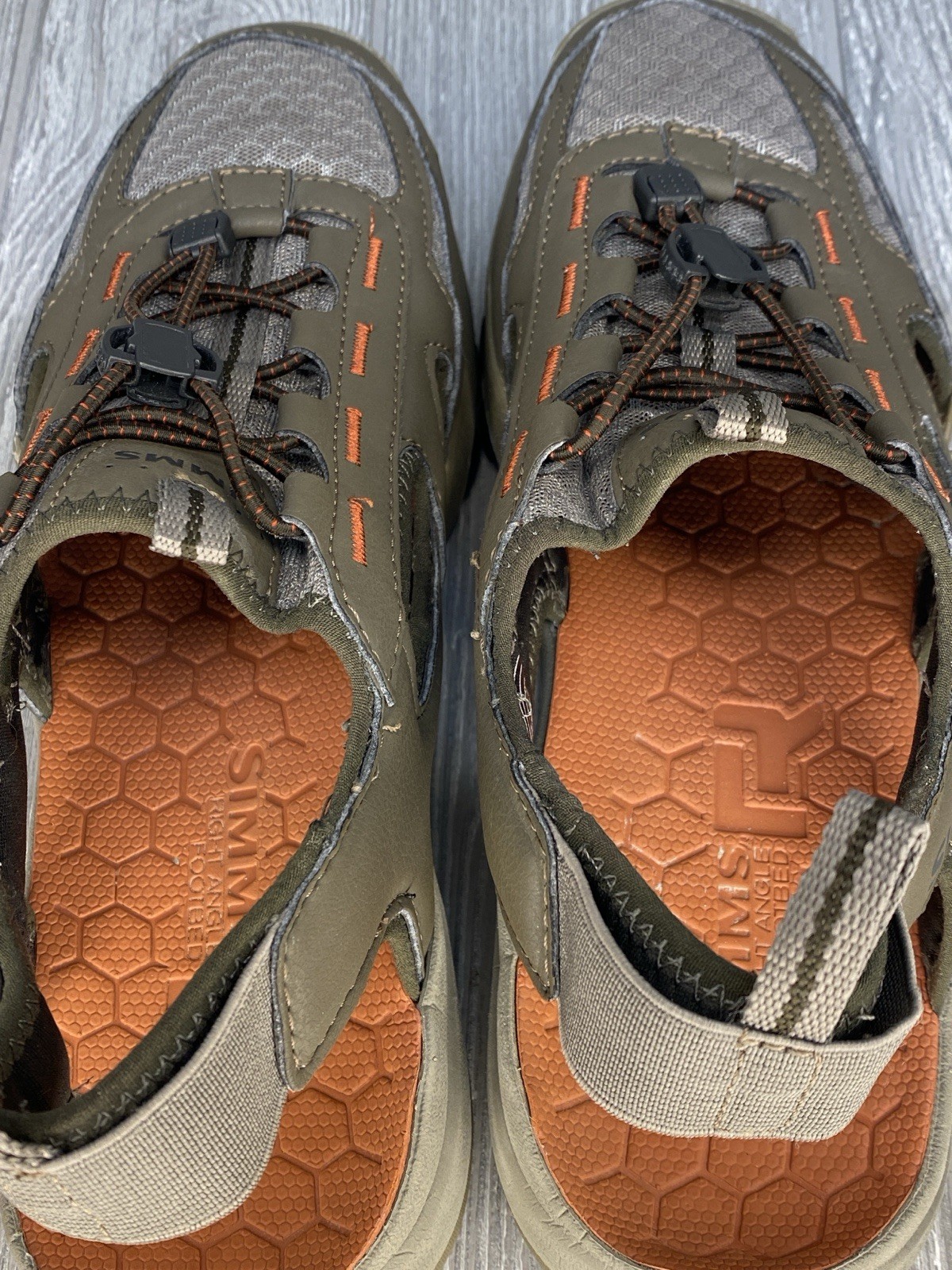 Simms RipRap Wading Sandals Men's Slip On Fishing Shoes Size 10